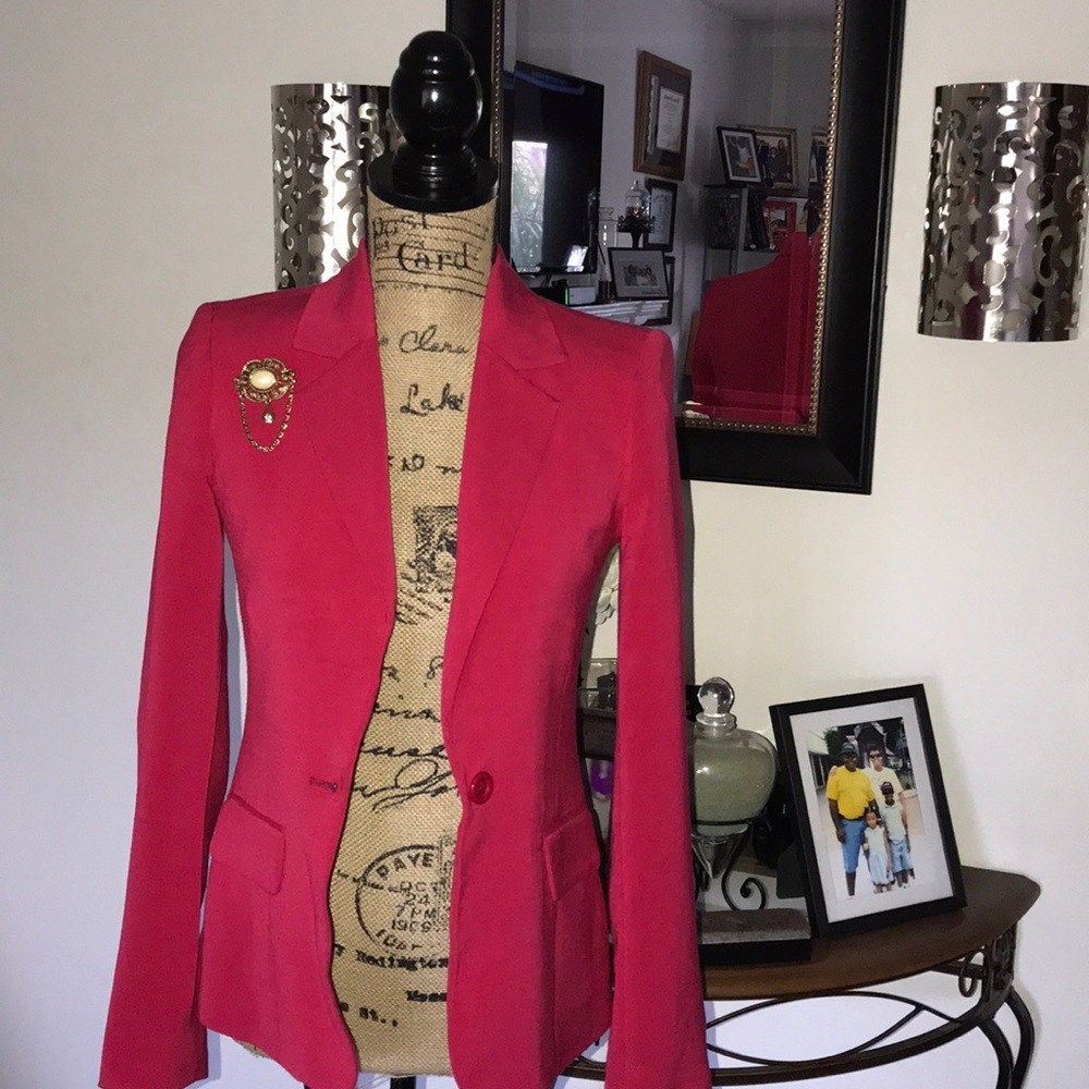 Warm rose (fuschia) blazer